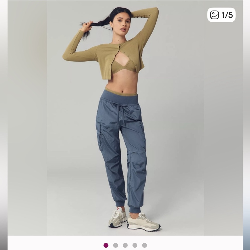 Anthropologie Daily Practice Silky Cargo Pants. NWT